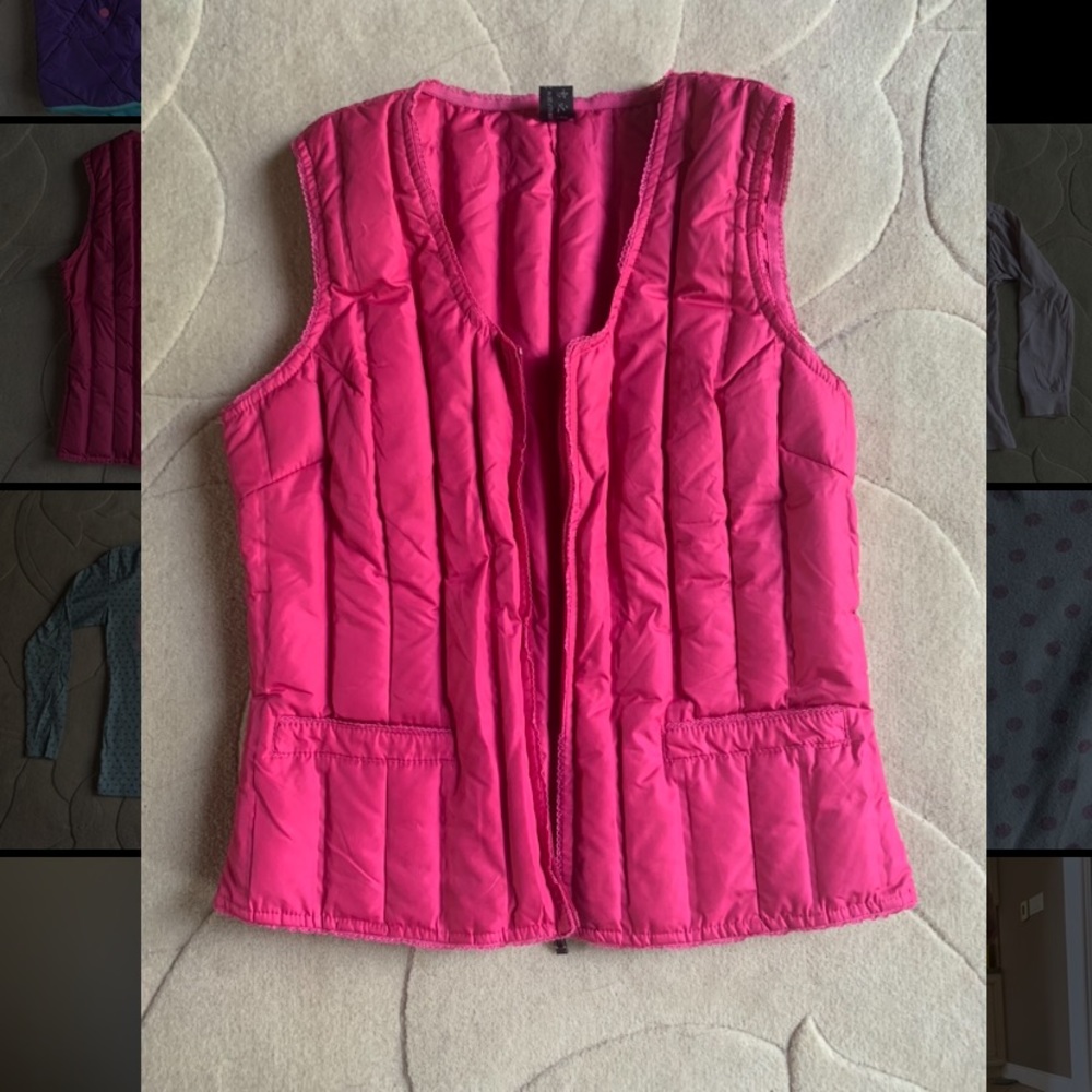 Magenta Vest for Fall